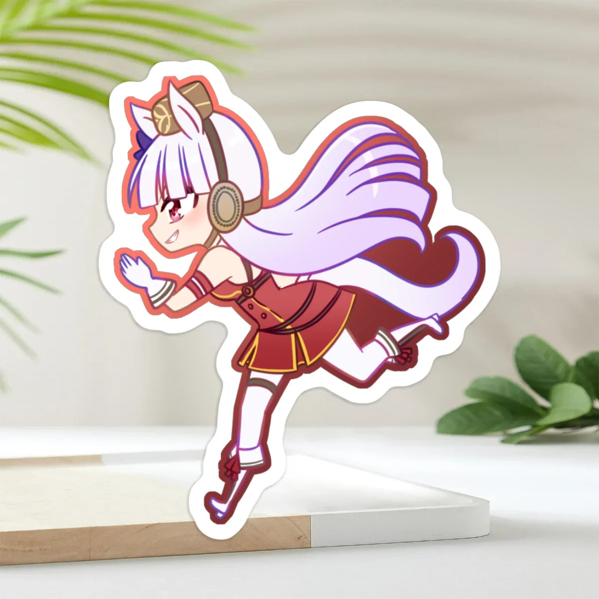Gold Ship Sticker