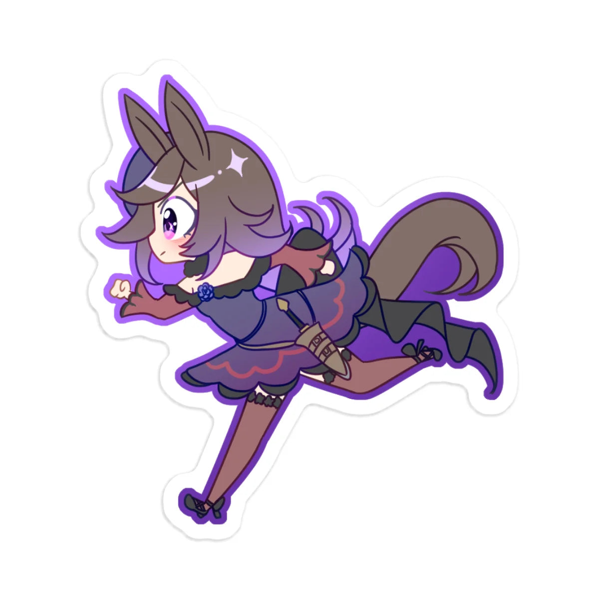 Rice Shower Sticker