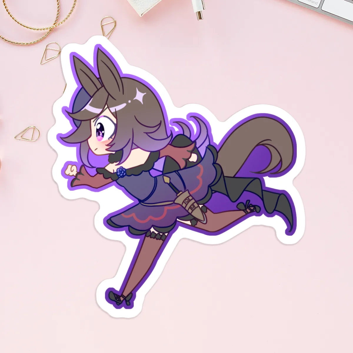 Rice Shower Sticker