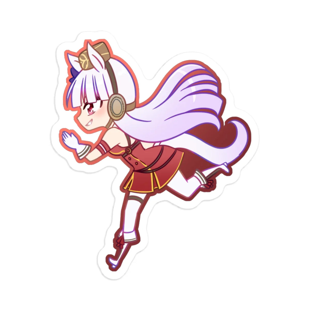 Gold Ship Sticker