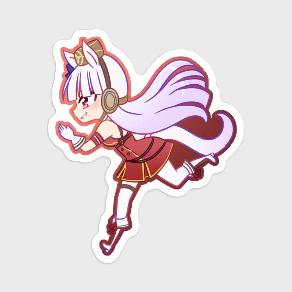 Gold Ship Sticker